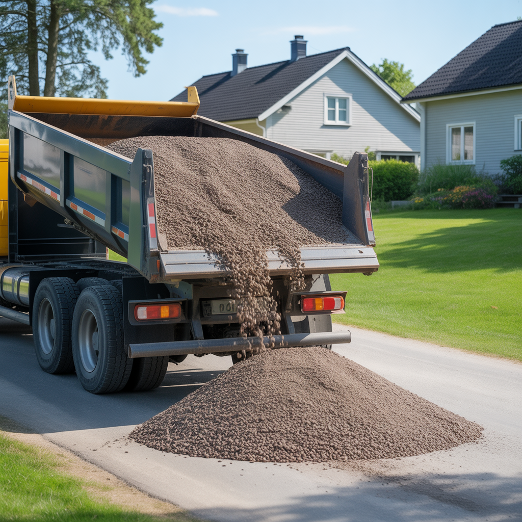 8.Vad kostar det att transportera grus