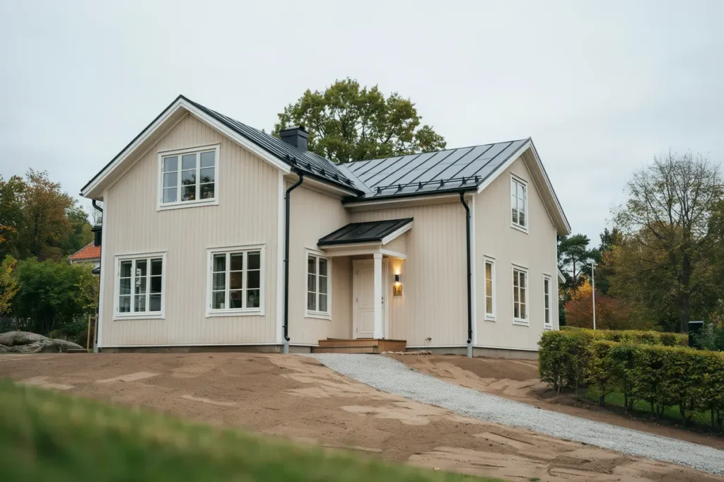 dr nering och terfyllnad kring villa i djursholm danderyd