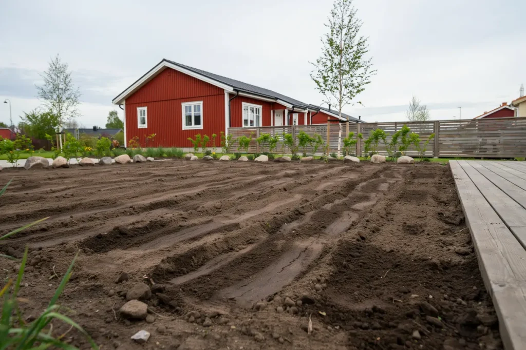 jordfr sning och planering i juni s f r du en j mn och odlingsklar tomt inf r sommaren