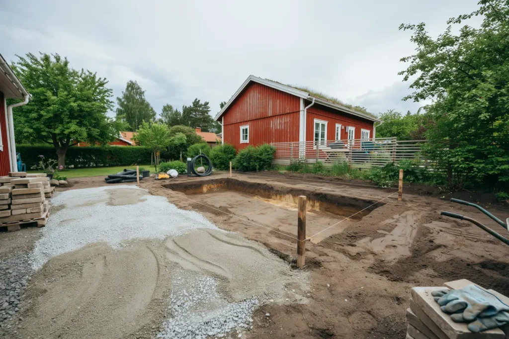 juni p tomten s f rbereder du marken f r pool uteplats och sommarens byggprojekt