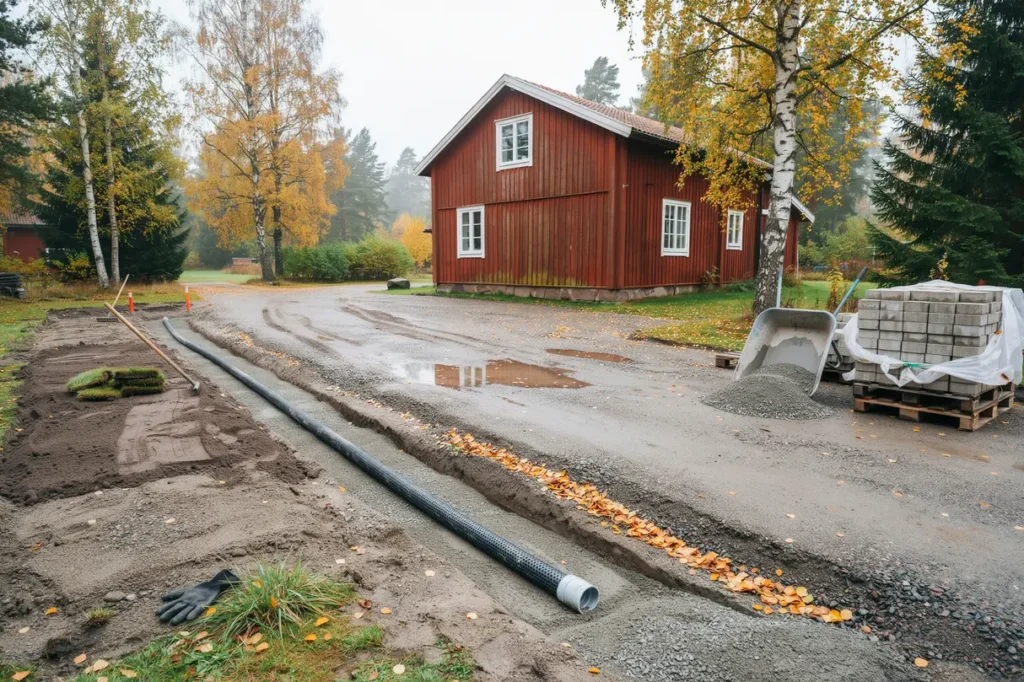 september p tomten s s krar du h stens markarbeten innan regn och frost s tter stopp